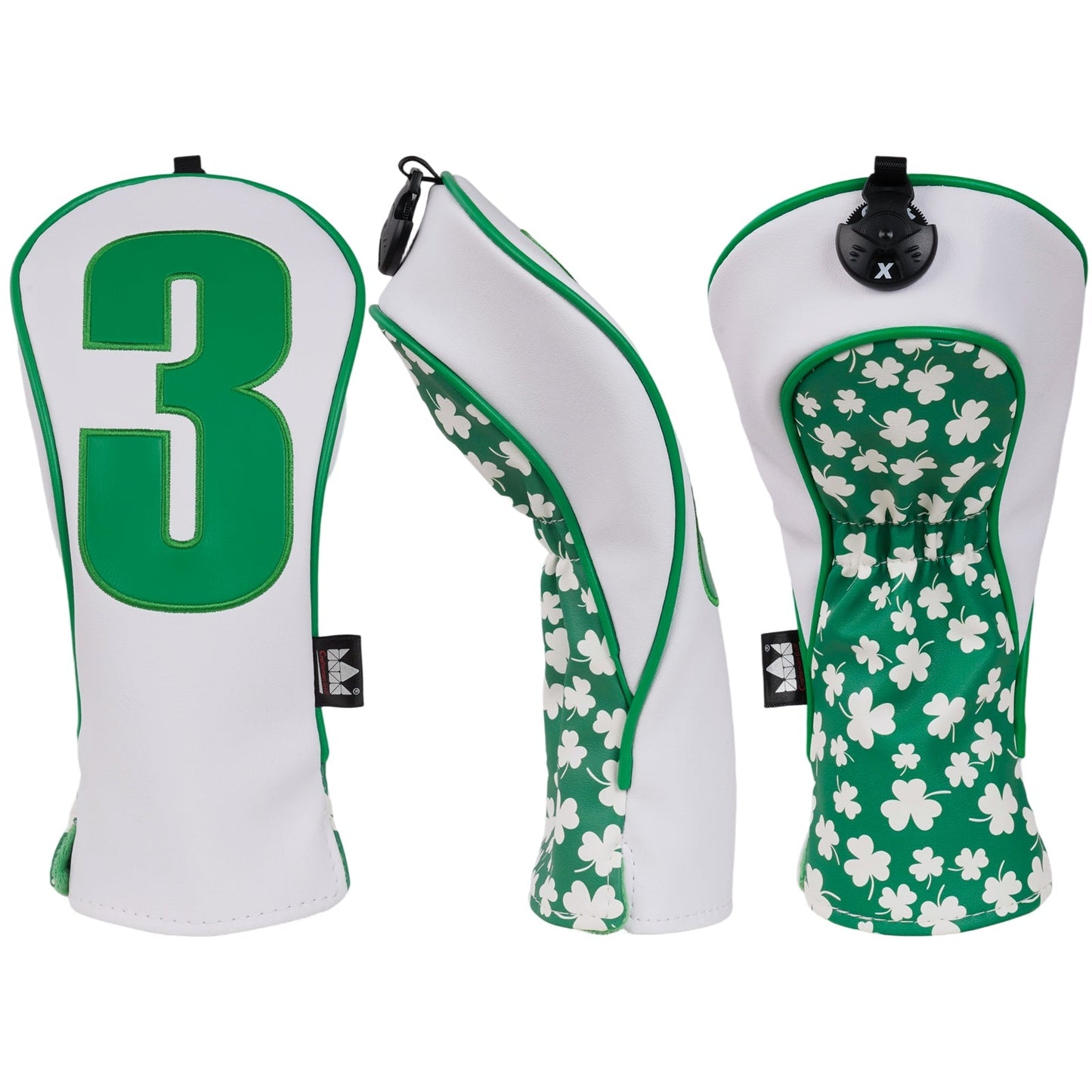 Caddie Whites & Lucky Greens Headcovers